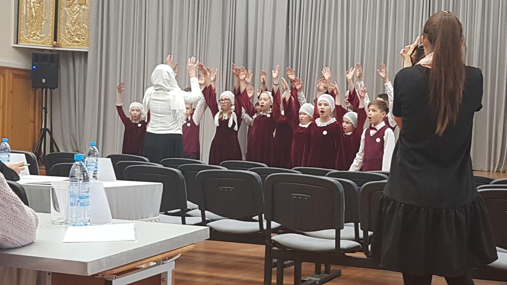 на прослушивании